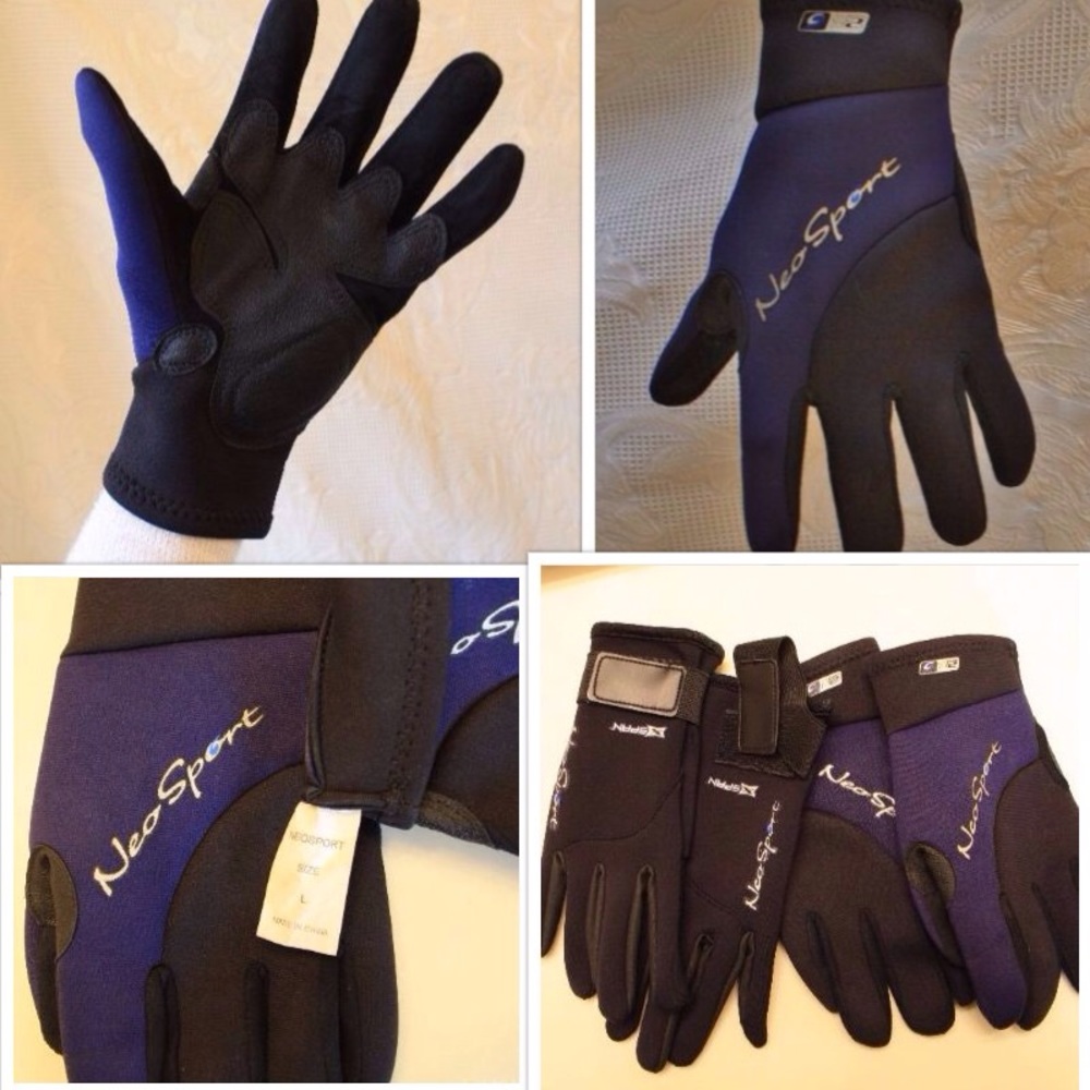 NeoSport Kayak Gloves and Hood Wetsuit